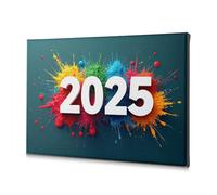Decoraciones religiosas de Pascua 2025: un año de comienzos coloridos, lienzo decorativo para decoración de sala de estar (40 x 60 cm)