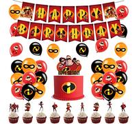 Decoraciones The Incredibles Cumpleaños - Globos, Pasteles, Banner Los Increíbles