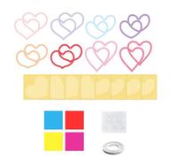 Decoraciones Ventana Decoupage Pintura Infantil - Set Artesanía Clase | Kit Actividades Manuales Corazones Flores Conejos Huevos | Suministros DIY Papel Niños Niñas A