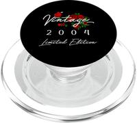 Decoraciones Vintage de cumpleaños número 22 Vintage 2004 22 años PopSockets PopGrip para MagSafe