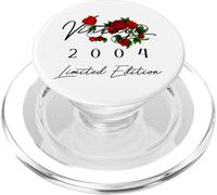 Decoraciones Vintage de cumpleaños número 22 Vintage 2004 22 años PopSockets PopGrip para MagSafe