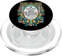 Decoraciones Vintage para cumpleaños número 12, 2014, 12 años PopSockets PopGrip para MagSafe