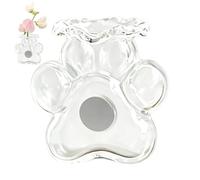 DecoracPara con Forma De Florero, Decoración De Vidrio Transparente De 13 G, Imanes para Refrigerador con Forma De Pata De Gato, Soporte Magnético para Mini Florero, Lindo Accesorio Adhesivo, A