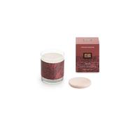 DECORAGLOBA - Vela Aromática en Vaso de Cristal - Fragancia JASIR - Aroma a canela y cítricos - Colección África Experience - 50 Horas de Quemado (220gr)