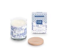 DECORAGLOBA - Vela Aromática en Vaso de Cristal - Fragancia SABAO - Aroma limpio y floral - Colección Portugal Experience - 50 Horas de Quemado (220gr)