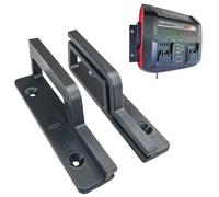 Decoralin Soporte de pared para Einhell Power X-Twincharger - Soporte resistente - Soporte de cargador que ahorra espacio - Plástico duradero - Fácil instalación - Fabricado en Europa - Negro