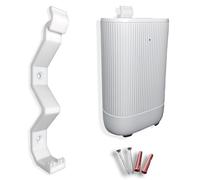 Decoralin Soporte de pared para extensor Vodafone Super Wi-Fi 6, fácil de instalar, completo con tornillos y fijaciones, color blanco