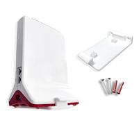 Decoralin Soporte de pared para repetidor Fritz 3000 y 6000, soporte estable, refrigeración mejorada y distribución óptima de la señal, fácil montaje con tornillos y tacos, soporte de pared resistente