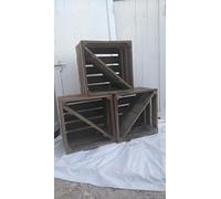 DECORANDO CON SAM Lote 2 Cajas DE Madera para Almacenamiento Vino Tipo Caja Fruta