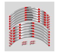 Decorar Accesorios Motocicleta Pegatinas Llanta Rueda Raya Reflectante para Yamaha para FAZER FZ FZ6 FZ1 FZ8(Style 8)