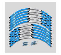 Decorar Accesorios Motocicleta Pegatinas Llanta Rueda Raya Reflectante para Yamaha para FAZER FZ FZ6 FZ1 FZ8(Style 16)