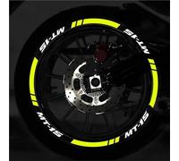 Decorar Accesorios Reflectantes 17 Pulgadas Pegatinas para Rueda Motocicleta Cinta Impermeable Rayas Llanta para Yamaha MT-15 MT 15 MT15(Style 16)