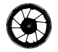 Decorar Accesorios Reflectantes Pegatinas para Rueda Motocicleta Cinta Impermeable Rayas Llanta para Yamaha MT-125 MT125(Style 24)