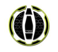 Decorar Almohadilla De Tracción para Tanque Combustible Motocicleta Válvula Lateral Rodillera Pegatina Antideslizante para Kawasaki para Z900 900 2021(Style 3)