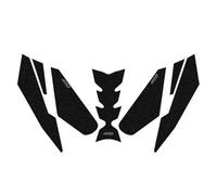 Decorar Almohadilla De Tracción para Tanque Combustible Válvula Lateral Rodillera Pegatina Antideslizante para Kawasaki para Z400 400(Style 3)