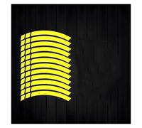 Decorar Juego Calcomanías para Motocicleta Pegatina Decorativa Reflectante Impermeable para Cubo Rueda para Yamaha para Aerox V1 V2 155(Style 4)