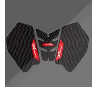Decorar Pegatina Antideslizante De Fibra Carbono para Tanque Combustible Motocicleta Almohadilla Lateral para Yamaha para Tracer 700 2020-2023(Style 4)