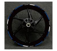 Decorar Pegatina para Rueda Motocicleta Pegatina Rayas para Llanta Carreras Accesorios Decoración para Yamaha YZFR1(Style 25)