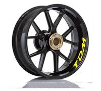 Decorar Pegatina Raya Llanta Rueda Reflectante para Motocicleta Conjunto Completo Calcomanías Delanteras Traseras para Yamaha TDM 900(Style 9)
