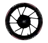 Decorar Pegatinas para Rueda Delantera Trasera Motocicleta Decoración Reflectante Impermeable para Yamaha MT-125 MT125(Style 12)