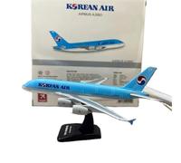 Decorate Airplane 1:400 for Aviones A380, Modelos de Aviones Korean Air Airlines, avión de aleación, Modelo de avión Airbus for Collection or Gift