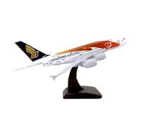 Decorate Airplane 18CM 1:400 for Singapur A380 avión avión aleación estática Modelo sólido con Pantalla Base for Collection or Gift