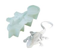 décoration de Bureau - Lot de 2 Grands moules en résine de Silicone en Forme de libellule et de lézard pour Suspension mural | moule en résine époxy | Moule de décoration d'halloween