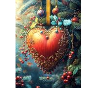 Décoration de Noël en Forme de cœur Rompecabezas 300 Piezas Cartón para Expertos Mitos Cuento de Hadas Mejora Memoria Actividad Tiempo Libre Pack Completo Original 300 PCS