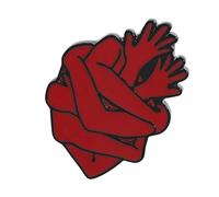 Decoration Hat Brooches for Women Sloth Collar Pin Trendy Decor Funny Fashion Vintage Brooch Boutonniere Pins Clothes Accessories Red