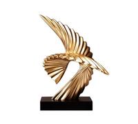 Decoration Sculpture, Abstract Statue, Bookshelf, Resin Eagle Sculpture, Living Room Decorative Items, Sculptures Office,Gold A