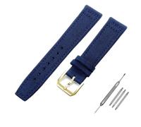 Decorations 20mm 21mm 22mm Nylon Canvas Watchband for Pilot Portofino Fabric Watch Strap Folding Buckle Leather Belt Beautiful
