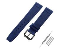 Decorations 20mm 21mm 22mm Nylon Canvas Watchband for Pilot Portofino Fabric Watch Strap Folding Buckle Leather Belt Beautiful