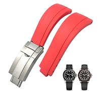 Decorations 20mm 21mm Rubber Short Buckle Watchband Fit For Small Wrist Silicone Strap Beautiful