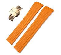 Decorations 21mm Colorful Fluorous Rubber WatchBands For 5164A 5167A Series Butterfly Buckle Silicone Watch Strap for Man and Woman Beautiful