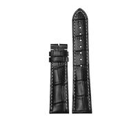 Decorations 21mm Genuine Leather Butterfly Buckle Band,For Famous Craftsman Moon Phase Gorgeous Series Replacement Watch Strap Beautiful