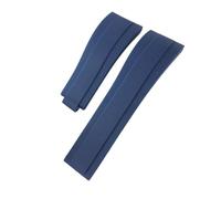 Decorations 21mm Rubber Watch Band For Role Yacht Master Strap Stainless Steel Clasp Bracelet Beautiful