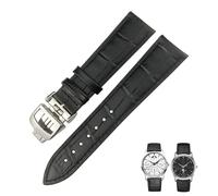 Decorations 22mm Black Brown Blue Genuine Leather Watchband Fit For Master Watch Strap Accessories Beautiful
