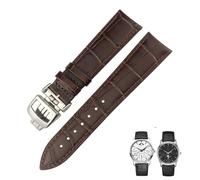 Decorations 22mm Black Brown Blue Genuine Leather Watchband Fit For Master Watch Strap Accessories Beautiful
