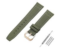 Decorations 22mm Nylon Canvas Watchband for Pilot Portofino Fabric Watch Strap Folding Buckle Leather Belt Beautiful