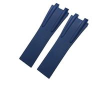 Decorations 26mm Silicone Rubber Strap For Athens Blue Black Sport Waterproof Watchbands Folding Buckle Watch Accessories Beautiful