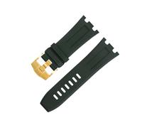 Decorations 28mm Nature Fluorine Soft Rubber Bracelet Accessories Watch Band For Ap Strap For and Belt 15710/15703 Not Qucik Release Beautiful