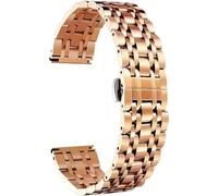 Decorations 316L Stainless Steel Watch Band High End Replacement Watch Band 6 Color For Women Men Gold, Silver, Black, Rose Gold, Gold Ton Beautiful