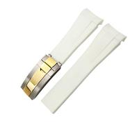 Decorations Curved End Rubber Watchband 20mm 21mm 22mm for GMT Datejust Explorer 2 Silicone Watch Strap Beautiful