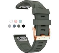 Decorations CXYWBD 20mm Watch Band Replacement for Fenix 5S/5S Plus/6S/7S/Instinct 2S/D2, Quick Fit Soft Silicone Strap with Rose Gold Buckle Breathable Waterproof Wristband Accessory Beautiful