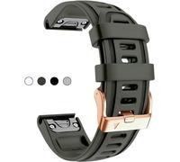 Decorations CXYWBD 20mm Watch Band Replacement for Fenix 5S/5S Plus/6S/7S/Instinct 2S/D2, Quick Fit Soft Silicone Strap with Rose Gold Buckle Breathable Waterproof Wristband Accessory Beautiful