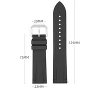 Decorations CXYWBD Fluorine Rubber Watch Strap For Pilot Portugal Portofino Band For Bracelet Quick Release Strap 20mm 22mm Beautiful