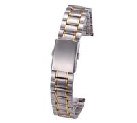 Decorations CXYWBD Watch Straps 14mm 16mm 18mm 20mm 22mm 24mm Stainless Steel Links Watch Bands Strap Wristwatch Clasp Bracelet Replacement Light Weight Band Beautiful