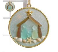 Décorations De Sapin De Noël - Ornement Côtier En Acrylique Transparent | Saison Festive Et Cadeau De Noël, Décoration Plage Thème Pour Arbre, Mur, Salon, Maison, Fête, Vacances