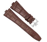 Decorations Genuine Leather Watchband for Series 4500V 5500V P47040 Stainless Steel Buckle Men Watch Strap 25 * 8mm Beautiful