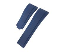 Decorations Natural Rubber Watchband 20mm Suitable for Yatch Master GMT Silicone Watch Strap Beautiful